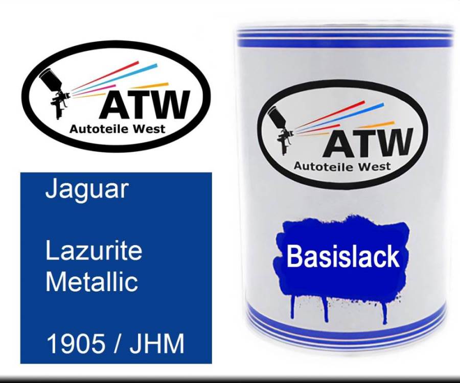 Jaguar, Lazurite Metallic, 1905 / JHM: 500ml Lackdose, von ATW Autoteile West.